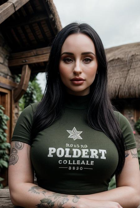 00246-2218192079-TrualityEngineV3-photo of (m0neyb1rdette_0.99), a beautiful woman, upper body, perfect hair, (modern photo, Army Green graphic tee), 24mm, (analo.png